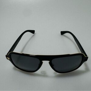 Versace Medusa Charm 56mm Sunglasses Black Gold